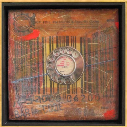 User Code - Encaustic Art copyright Ray Papka